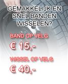 Snel banden wisselen?